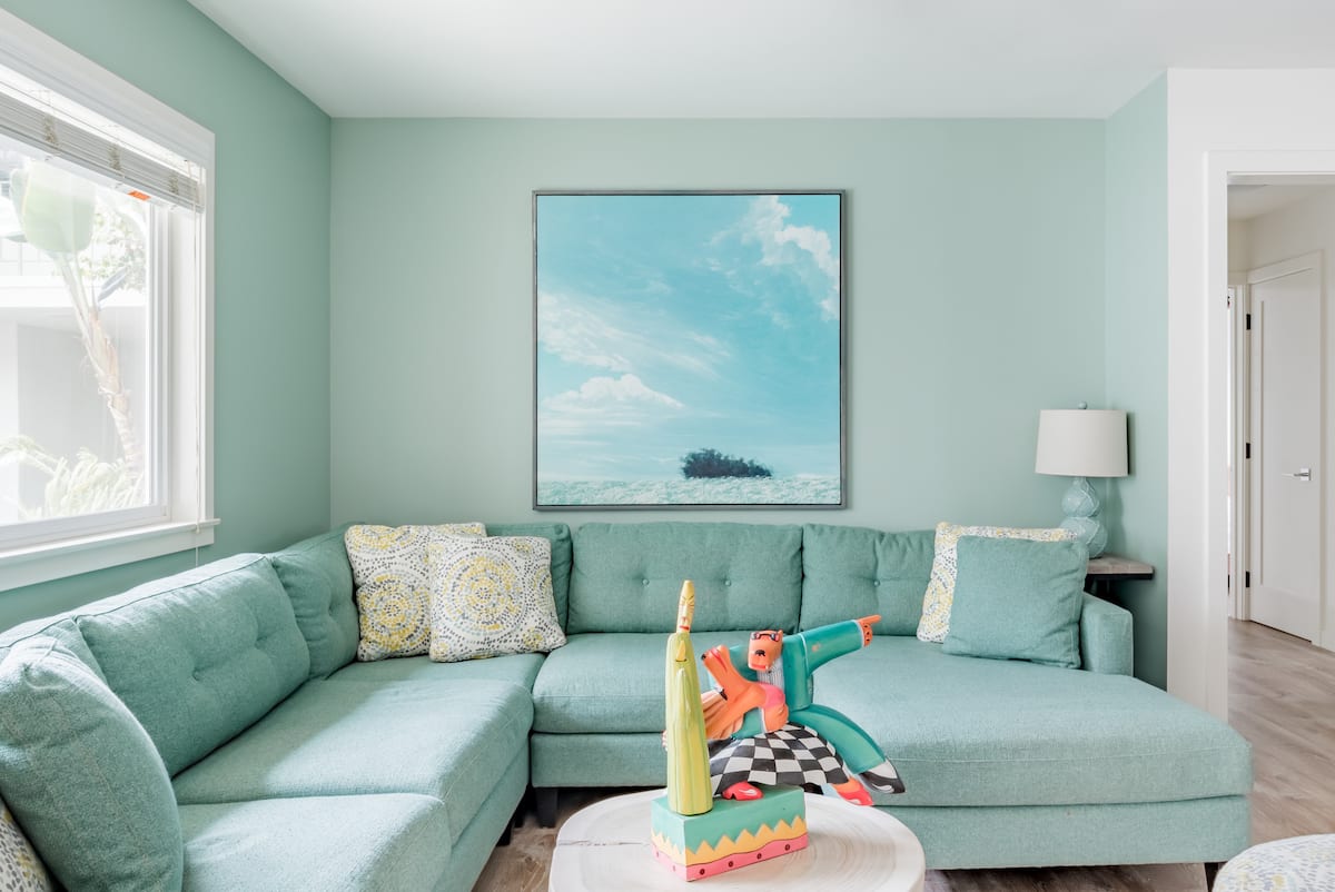 Light, Fresh Condo with Private Patio, Steps from the Beach