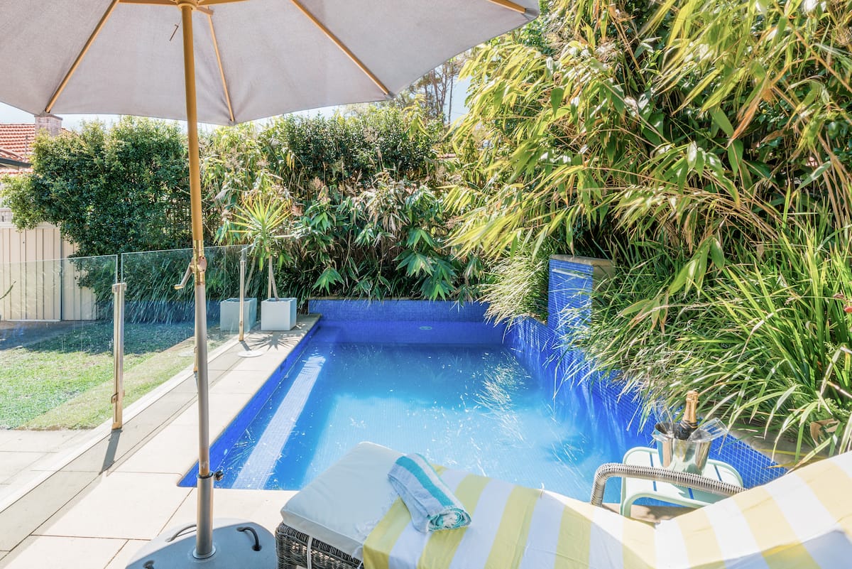 Luxe Beach House Couples Retreat with Private Pool & Garden