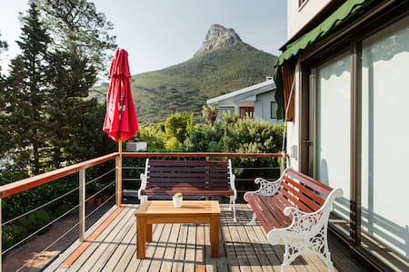 Majestic Mountain Views from the Patio of a Designer Studio