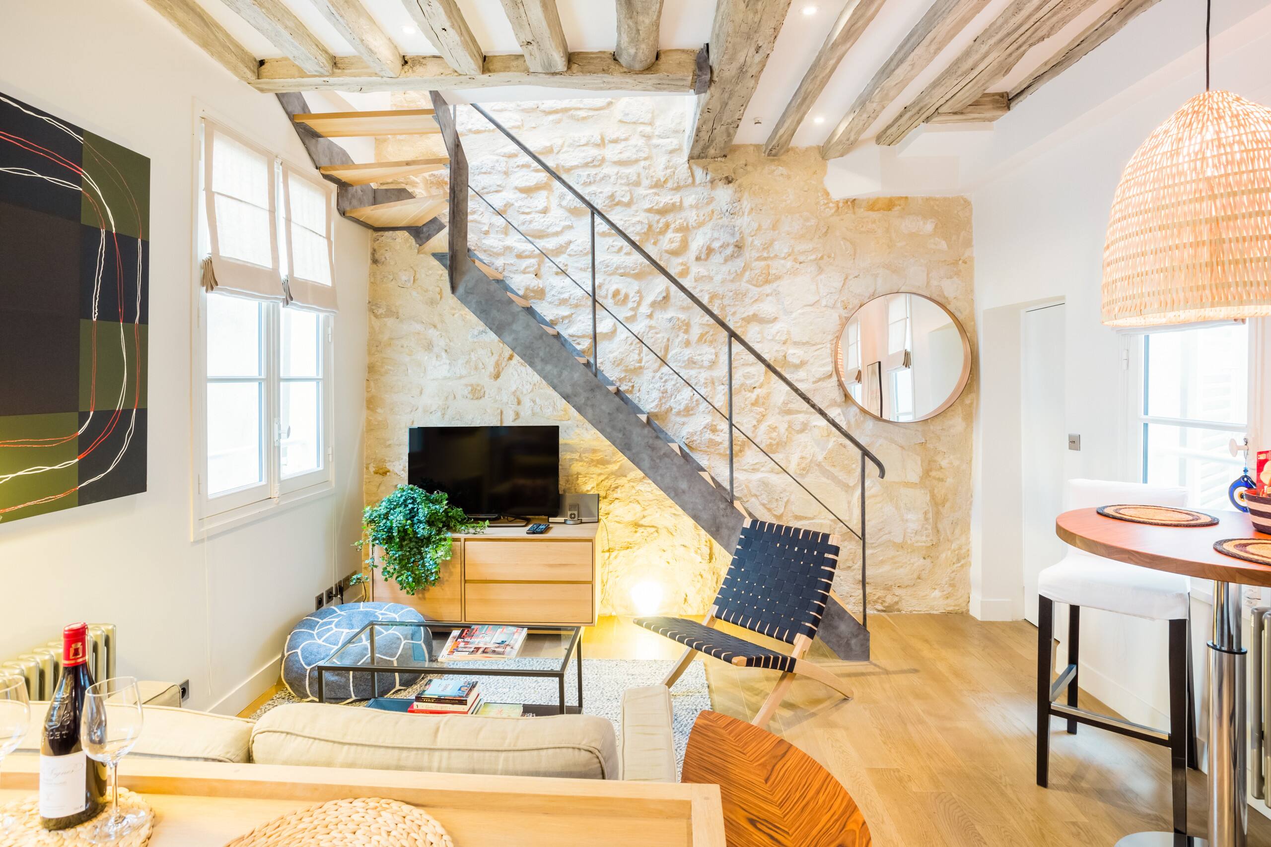 Bohemian Chic Duplex In Saint Germain Apartments for Rent in Paris