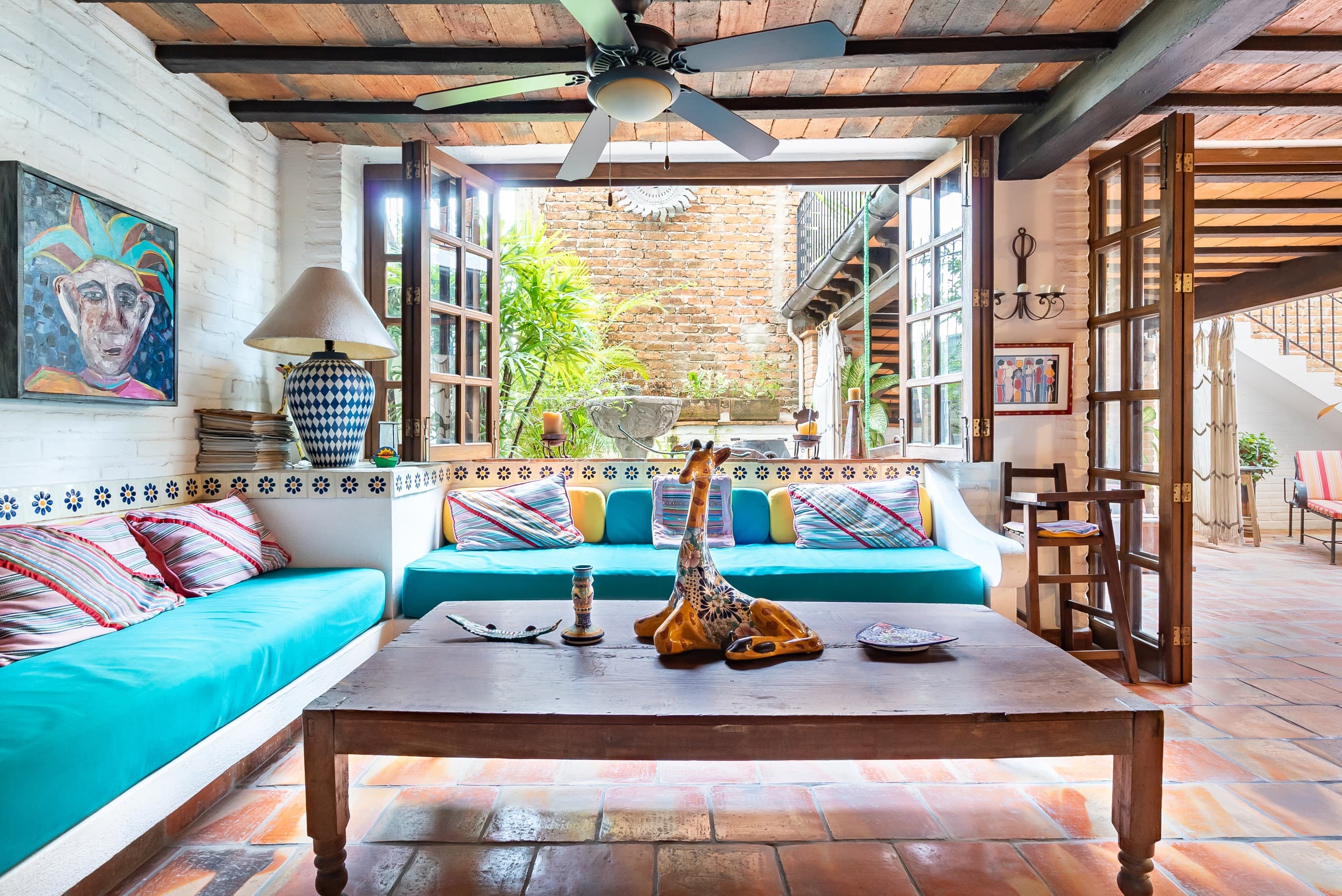 Traditional Open Air Style Apartment with Terrace - Condominiums for Rent in Puerto Vallarta, Jalisco, Mexico