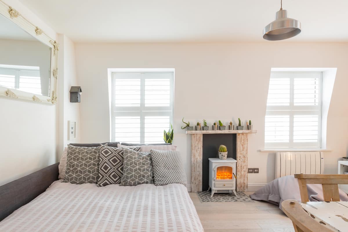 Hip Apartment Featured in Homes Magazines- Parking Option