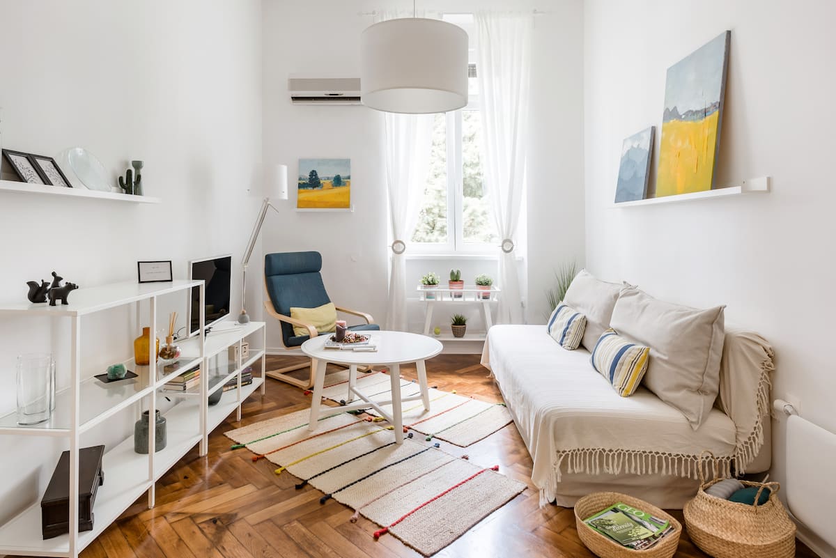 Updated Apartment in a Period Villa with Private Parking