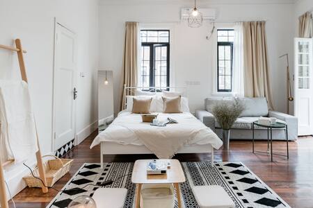 无需登记La Casa 南京西路入住浪漫地白色小居去畅玩上海