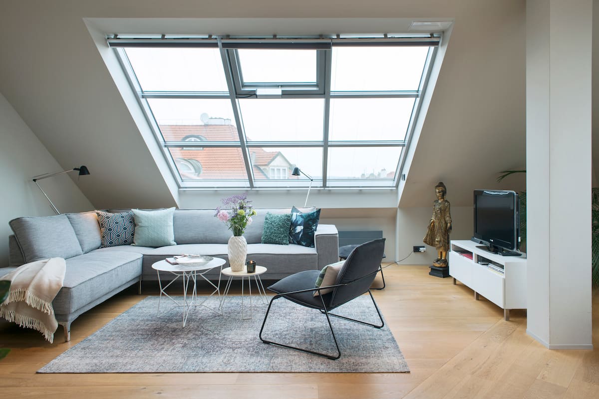 Boutique Centraly Located Penthouse with Sky Windows in a Foodie Area