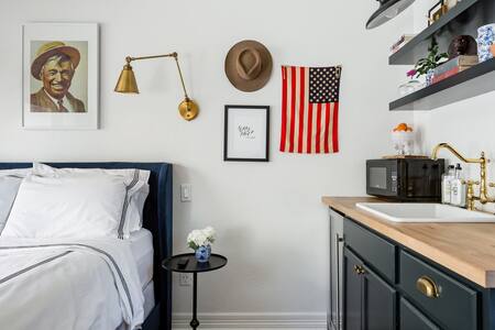 Sleep Under Stars and Stripes near the State Capitol