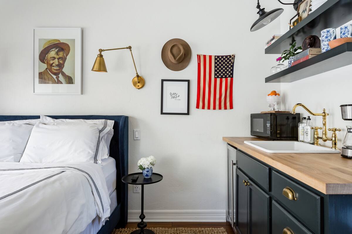 Sleep Under Stars and Stripes near the State Capitol