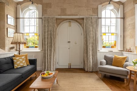 Soak up the Soft, Sunny Decor at a Former Village Chapel