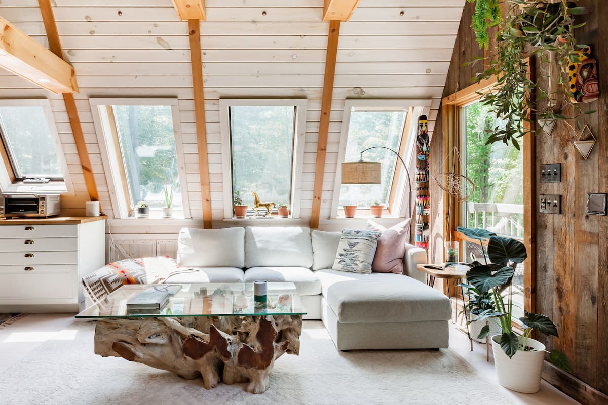 The Canopy House—Remodeled Vermont A-Frame Near Downtown