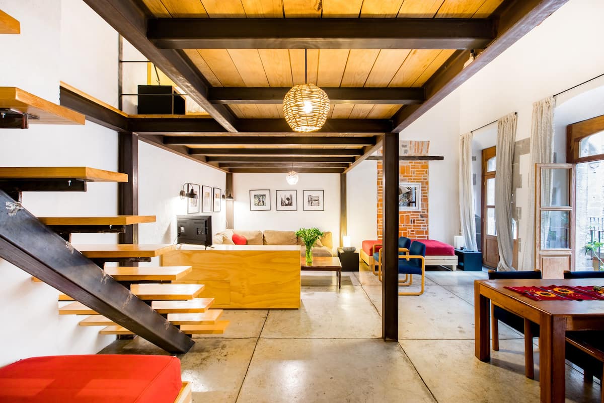 Feel the Magic of Mexico City from this Duplex Loft