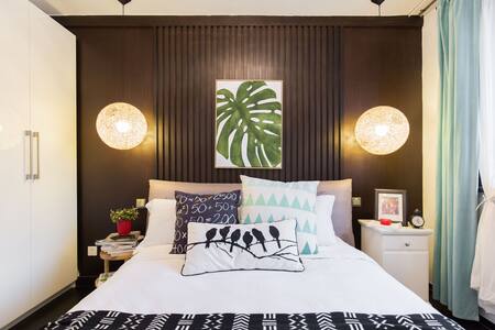 有投影仪的建筑师自宅两室户公寓型住宅