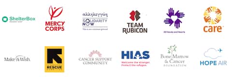 Partners of the Open Homes program, including Mercy Corps, Team Rubicon, SIGNA, Refugees Welcome, and others.