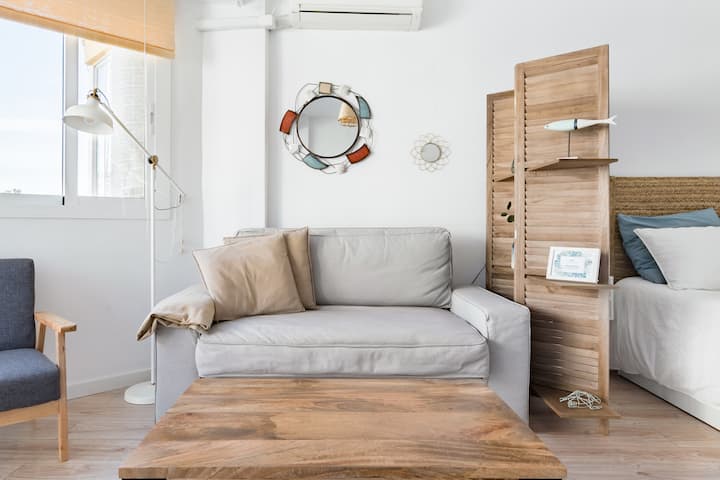 Sunny Apartment with a View in a Beach Resort Town