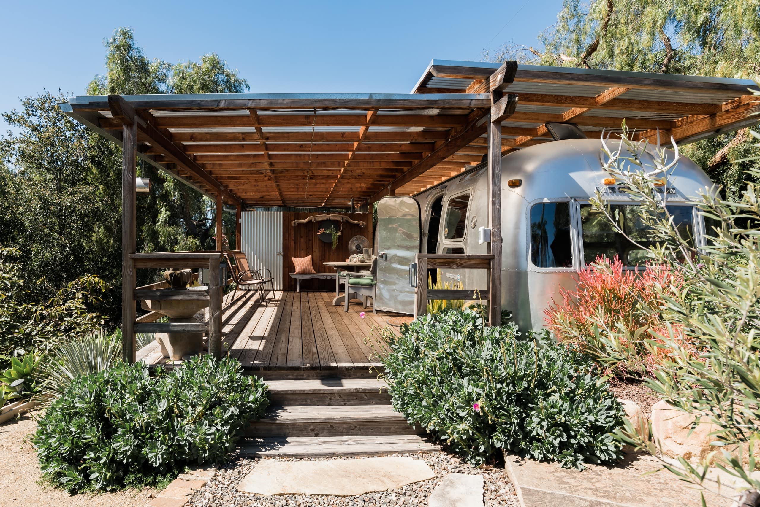 Kick Back in an Iconic 1974 Airstream on an Organic Ranch Campers/RVs