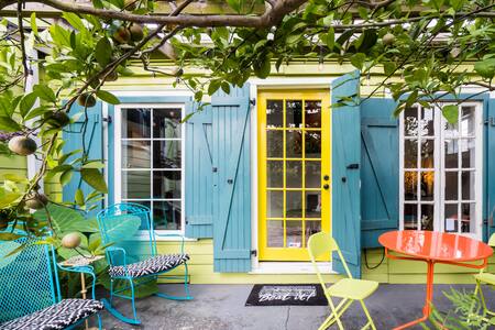 Bask in the Tranquil Courtyard of Bywater Guest House