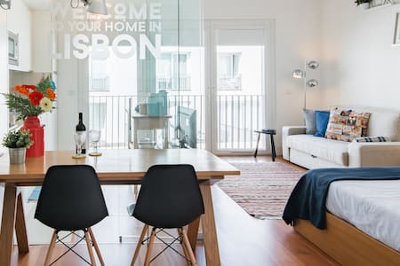 Estúdio acolhedor e sofisticado com estacionamento