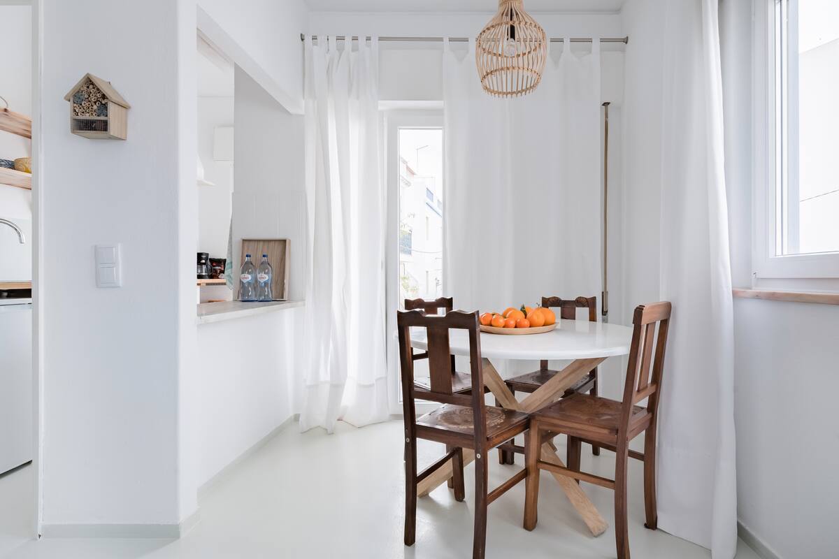 Walk Down Ancient Streets into a Modern Home with Balcony