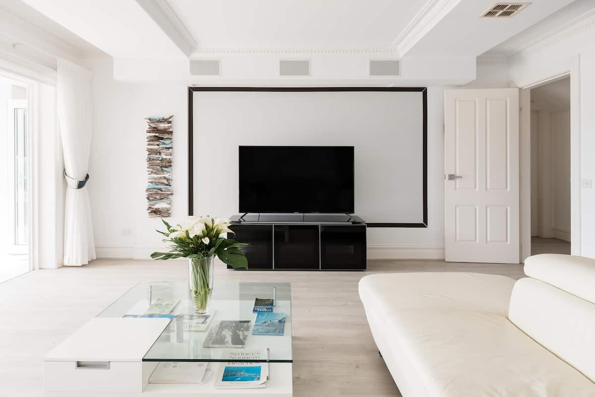 luxurious waterfront apartment