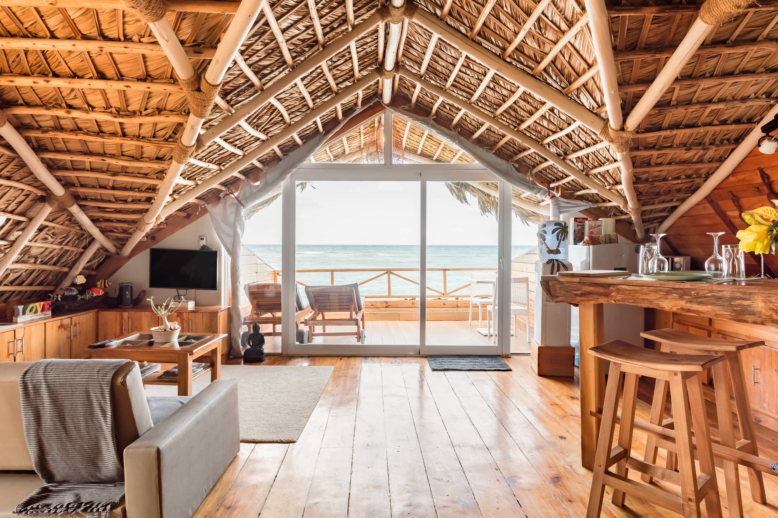 Rekindle a Romance in a Retro Thatched Hut on the Beach 