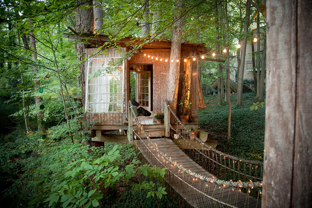 Tree House secluded intown treehouse - treehouses for rent in atlanta Tree House secluded intown treehouse - treehouses for rent in atlanta