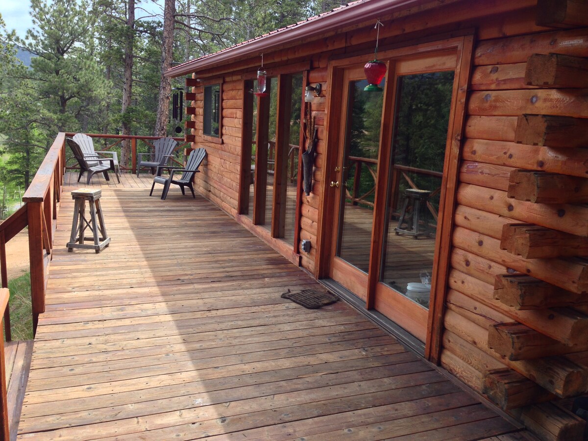 Deer Creek Log Cabin In Colorado Cabins For Rent In Bailey