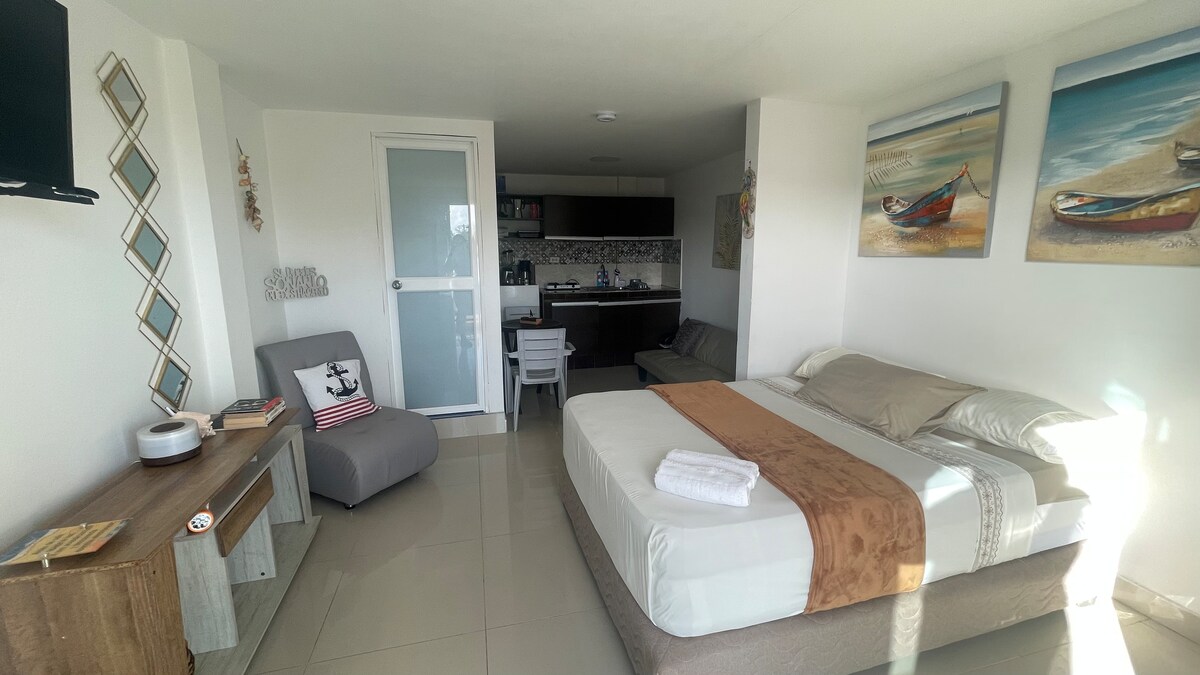 Apta suite privada, al salir bus centro / San Luis