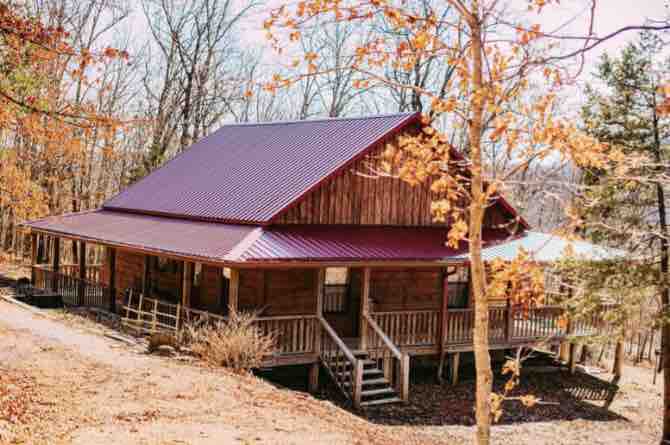 Winding Stairs Retreat 1 Mile From Boxley Valley Cabins For