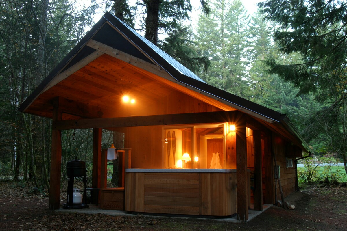 Rainier Cabin W Private Hot Tub Mt Rainier Cabins For Rent In