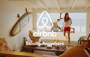 Get free credit when you sign-up at Air BnB