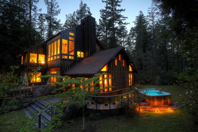 Moon View Room Redwoods Hot Tub In Mendocino