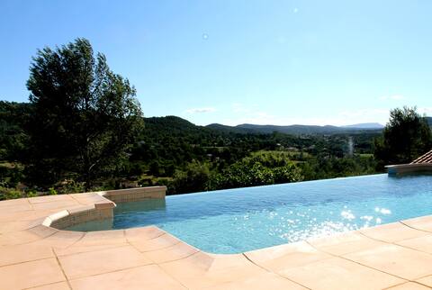 Air-conditioned villa with swimming pool