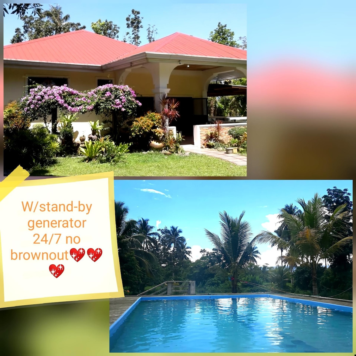 Baler homestay( farm resort).