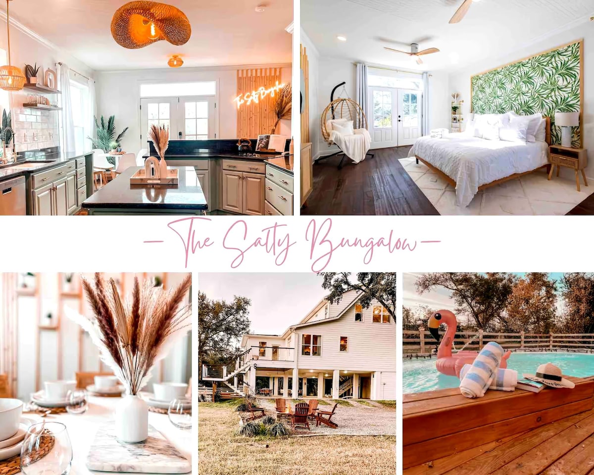 The Salty Bungalow | Pool • Beach • Pet Friendly