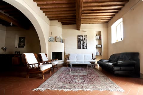 house 1700 with garden (3 bedrooms), 5km from Pisa