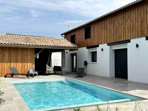 Grange Luxe heated pool full Arsac 4*
