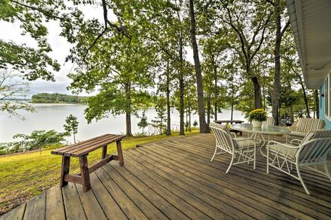 Kentucky Lake Cabin w/ Private Dock + Fire Pit