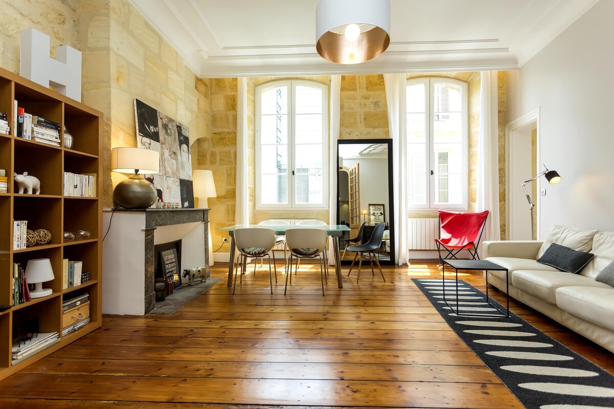 Top Airbnb: ❤ Our place in the heart of Chartrons (100m2) ❤ in Chartrons Grand Parc Jardin Public