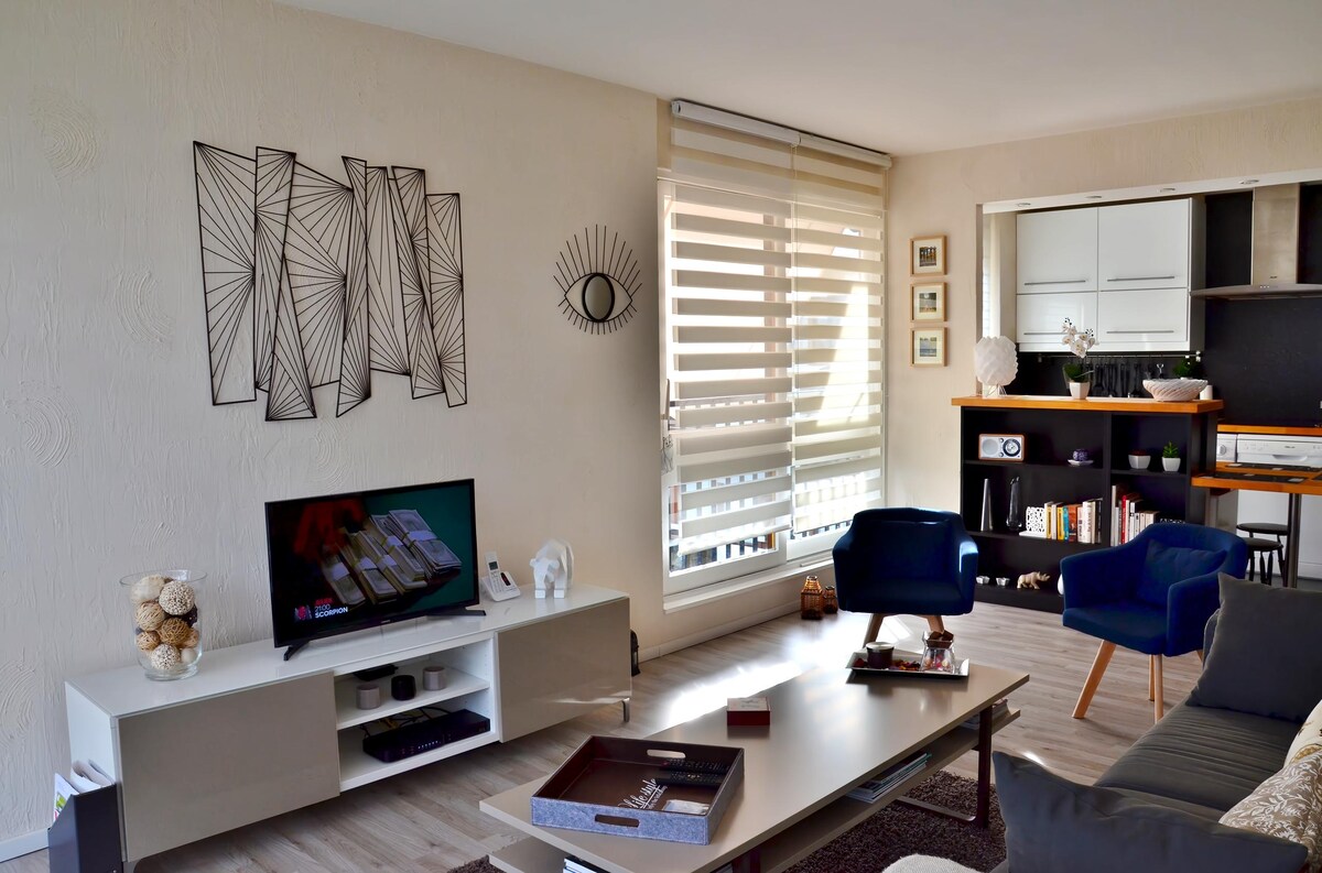Top performing Airbnb: Bright apartment 75 m2 open view near Versailles in Le Chesnay Rocquencourt