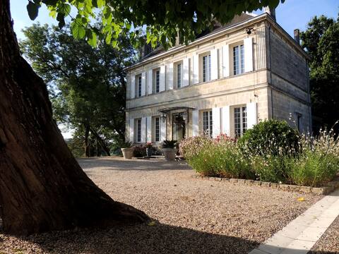 In the heart of the Bordeaux vineyards