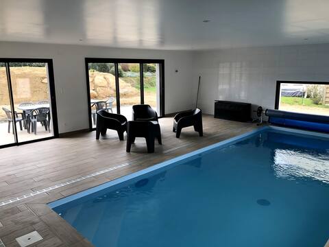 New house with indoor pool