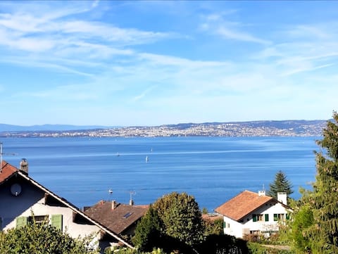 Independent 3* house near the lake, Wifi Parking