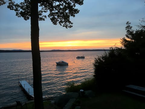 Enjoy Sunsets at Welcoming Lake Front Property