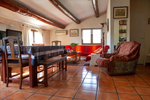 apartment 50 sqm in villa with garden