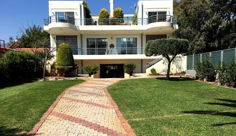 Our beautiful modern house, directly on the beach!
