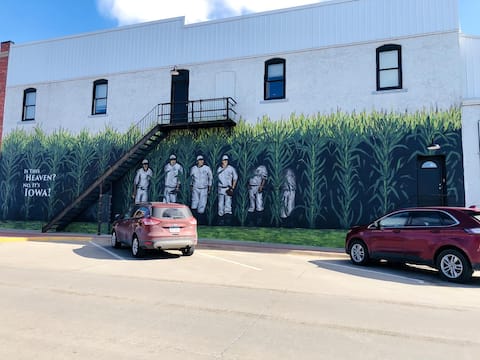 Is This Heaven? Downtown Dyersville Apartment