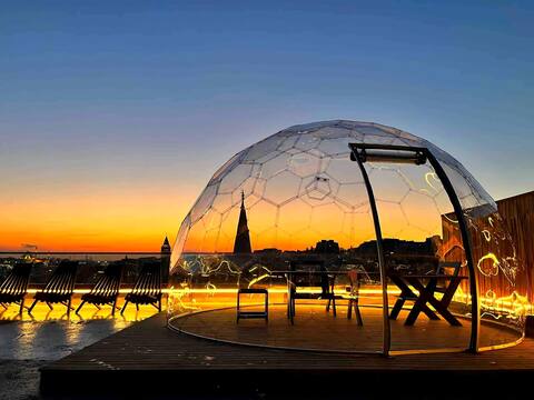 Private Rooftop with Panoramic Bosphorus View