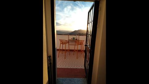 House where you can contemplate wonderful sunsets.