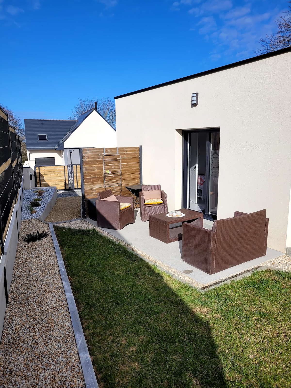 Airbnb performant: Charming studio on the pink granite coast à Perros Guirec