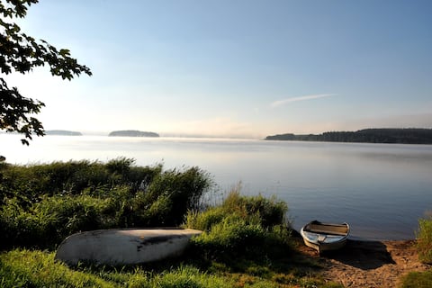A modern house on Lake Lipno