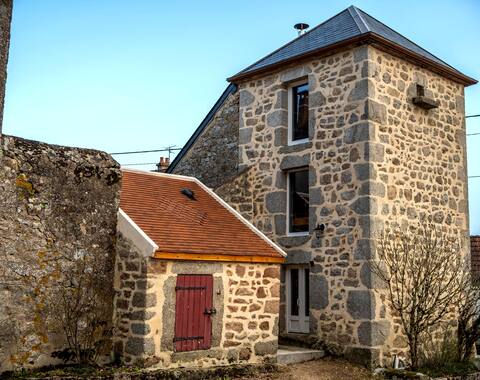 Original pigeon tower in the Park National Morvan
